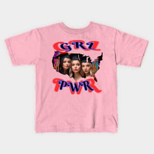 GRL PWR CHEMISTRY FEMALE GRADUATES Kids T-Shirt